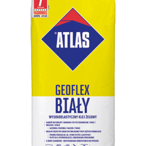 Klej żelowy wysokoelastyczny (2-15 mm)  ATLAS GEOFLEX BIAŁY 25kg