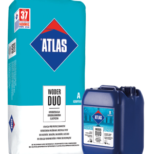 Hydroizolacja dwuskładnikowa elastyczna ATLAS WODER DUO 32kg