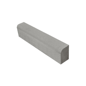 Krawężnik najazdowy wys. 22 cm SZARY