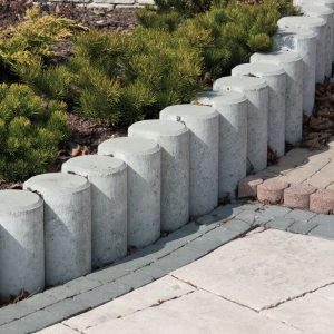 BRUK-BET Palisada MEANDER® 20x17,5 wys. 60 cm szary