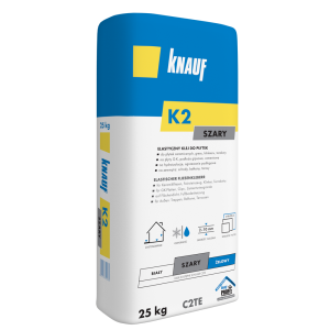 Klej do płytek KNAUF K2 SZARY 25kg