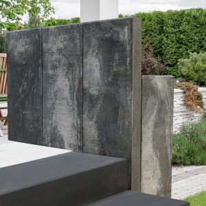 Palisada PRESTO® 8x30 wys. 100 cm biały BRUK-BET