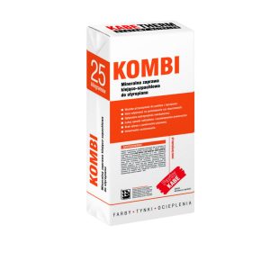 KOMBI – Mineralna zaprawa klejąco-szpachlowa do styropianu