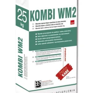 KOMBI WM2 – Mineralna zaprawa klejąco-szpachlowa do wełny mineralnej